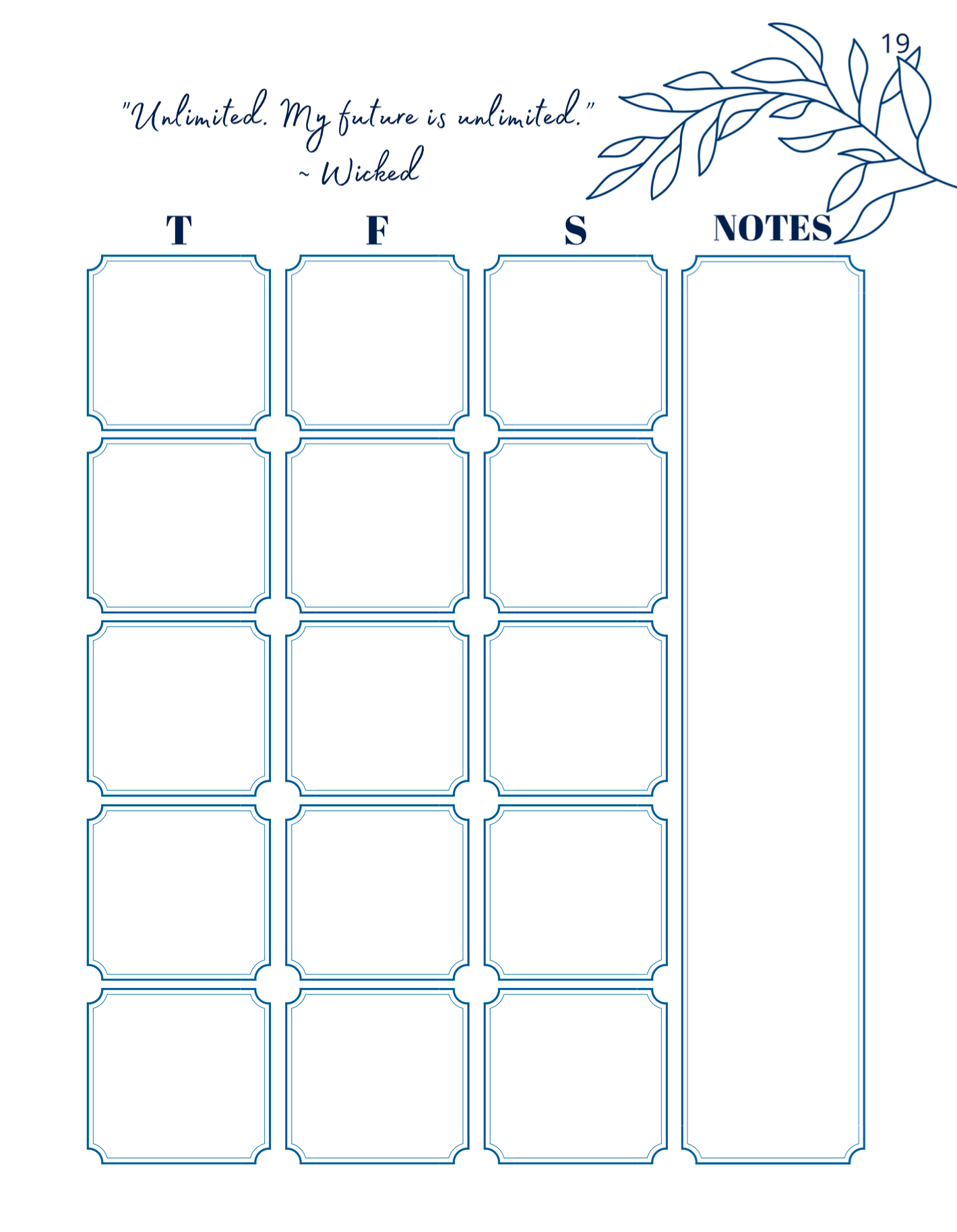 TCAO Digital Planner